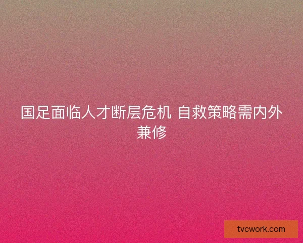国足面临人才断层危机 自救策略需内外兼修 国足面临人才断层危机 自救策略需内外兼修